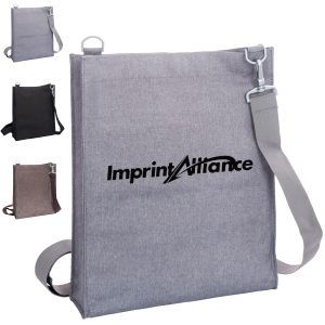 Nylon Crossbody Messenger Tote with Adjustable Strap