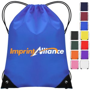 Nylon Drawstring Backpack with Custom Logo