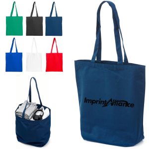 Solid Color Cotton Tote Bag for Promotions