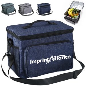25L Oxford Fabric Insulated Cooler Bag with Shoulder Strap