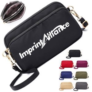 Nylon Crossbody Bag with Adjustable Strap