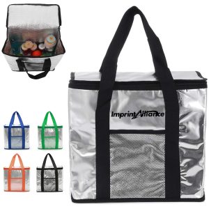 20L Aluminum Foil Insulated Cooler Bag with Handle