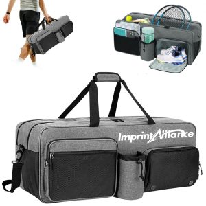Tennis Duffel Bag with Racket and Shoe Compartments