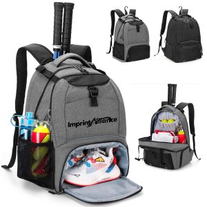 Tennis Backpack with Racket and Shoe Compartments