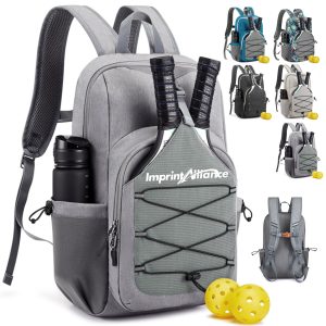 Pickleball Backpack with Paddle and Ball Compartments