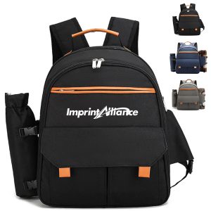 40L Picnic Backpack W/ Blanket Holder and Cooler Compartment