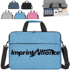 Business Laptop Shoulder Bag with Handle and Strap
