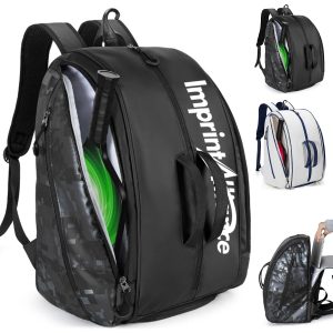 Pickleball Paddle Bag W/ Large Capacity & Dual Compartments