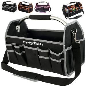 Heavy Duty Tool Tote Bag with Handle and Multi Pockets