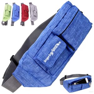 Multi Pocket Waist Bag with Adjustable Strap