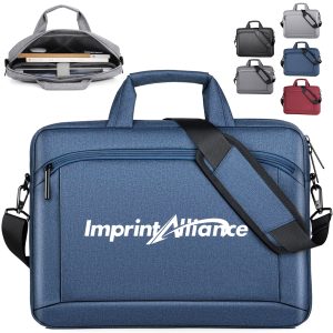 Oxford Fabric Laptop Briefcase with Shoulder Strap