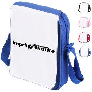 Nylon Zipper Document Bag with Handle and Pockets