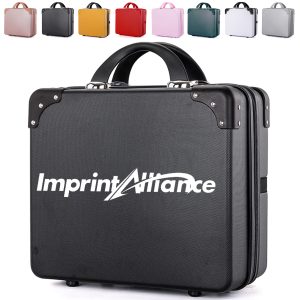 16 Inch Square Hard Shell Cosmetic Travel Case with Handle