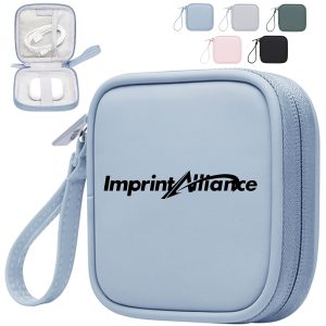 Portable Travel Cable Organizer Case for Earbuds & Chargers