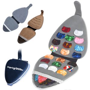 Triangle Guitar Pick Storage Case for Musicians and Travel