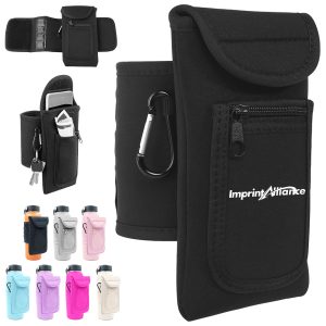 Magnetic Insulated Bottle Sleeve with Storage Pocket