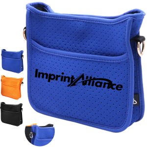Neoprene Crossbody Bag with Front Pocket
