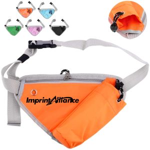 Water Resistant Running Waist Bag with Earphone Port