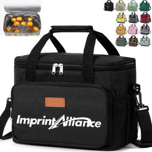 Large Capacity Insulated Cooler Bag with Adjustable Strap