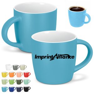 11 oz. Colorful Ceramic Mug with Custom Logo