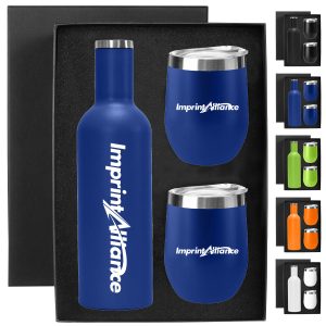 Insulated Bottle and Tumbler Gift Set with Box