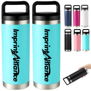 20 oz. Stainless Steel Insulated Bottle with Handle Lid