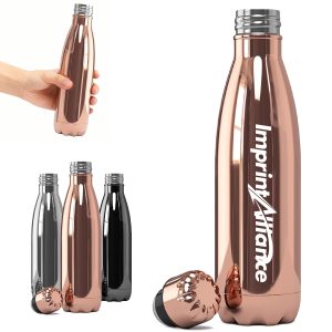 17 oz. Metallic Stainless Steel Double Wall Bottle