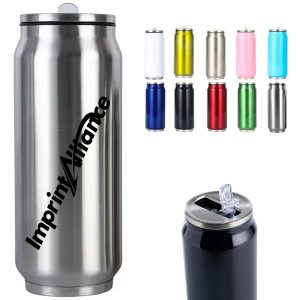 17 oz. Stainless Steel Can Shaped Insulated Tumbler