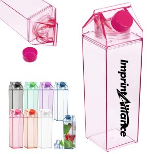 17 oz. Carton Style Water Bottle with Color Lid