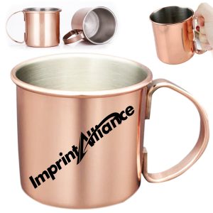 15 oz. Copper Finish Stainless Steel Mug with Handle