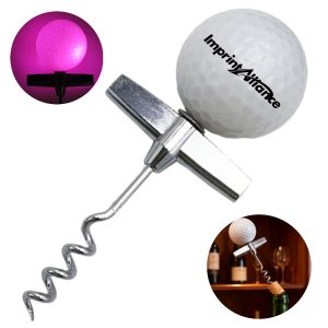 LED Golf Ball Wine Corkscrew Opener