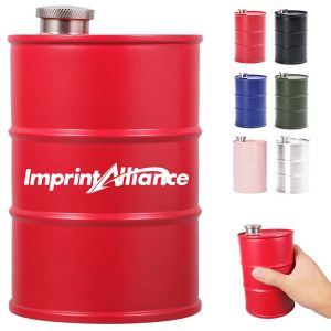 750ml Stainless Steel Barrel Flask with Custom Logo