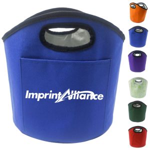 Foldable Insulated Ice Bucket with Handle and Liner
