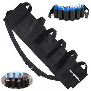 Multi Pocket Can Holder Utility Belt for Outdoor Events