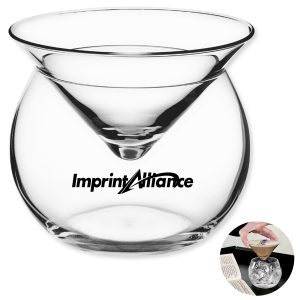 10oz. Creative Martini Cocktail Glass w/ Double Layer Design
