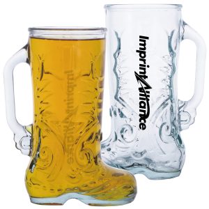 Boot Shaped Glass Beer Mug Creative Bar Drink Cup w/ Handle