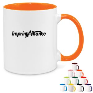 13oz. Two Tone Ceramic Mug for Custom Branding