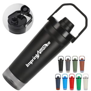 16oz. Stainless Steel Vacuum Insulated Bottle w/ Handle