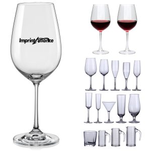 Acrylic Drinkware Set with Customizable Sizes for Events