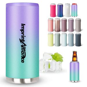 12oz. Insulated Can and Bottle Cooler Stainless Steel