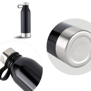 25oz. Stainless Steel Sports Bottle with Loop Cap