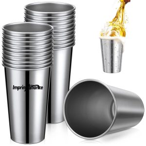 22oz. Aluminum Single Wall Metal Cup Drinking Tumbler