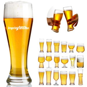 Clear Craft Beer Glass Tasting Bar Drinking Glassware Mug