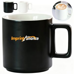 14.5oz Square Handle Ceramic Mug 430ml for Office Home Use