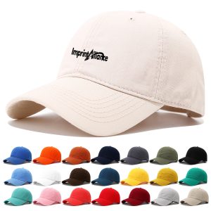 Soft Cotton Adjustable Baseball Cap with Custom Logo