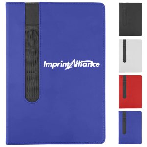 PU Leather Notebook with Zipper Pen Slot and Custom Logo