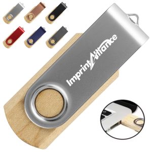 Bamboo Wood USB Flash Drive 16GB with Custom Logo