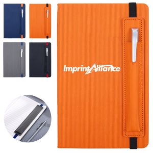 A5 Size Notebook with Pen Holder and Elastic Band