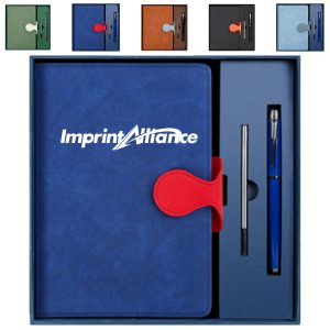 Eco Kraft Paper Sticky Notebook with Pen Holder