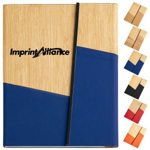 A5 Bamboo Pattern Notebook with PU Leather Cover